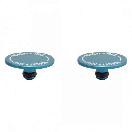 Hub Skewer Wmfg Thru Axle Cap Set Teal
