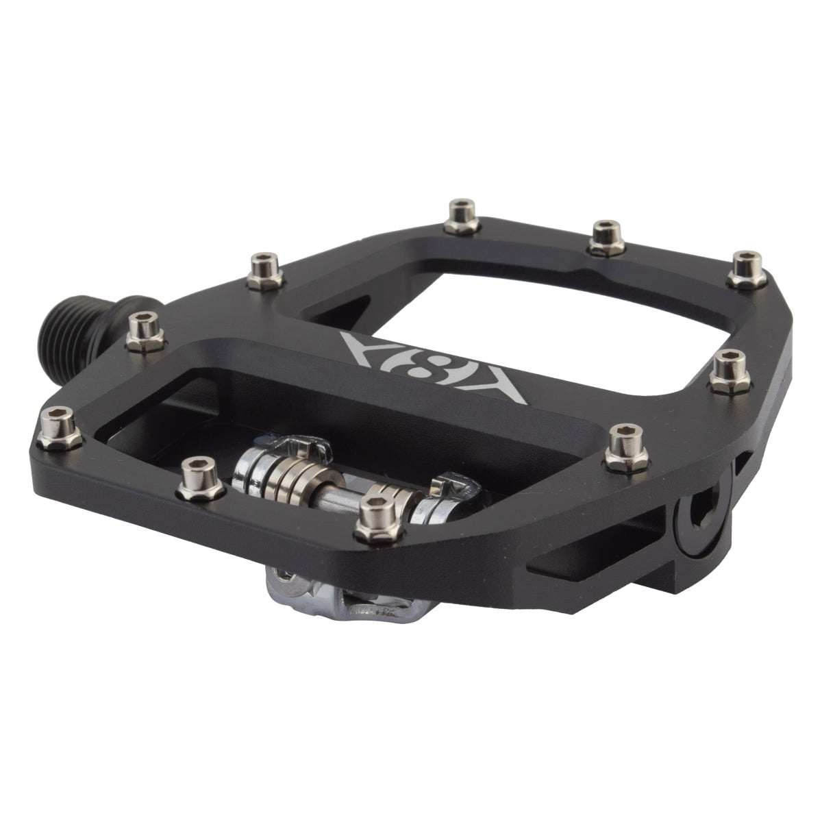 PEDALS OR8 DUAL SPORT MAXI SPD SGL CLPLS 9/16 BK