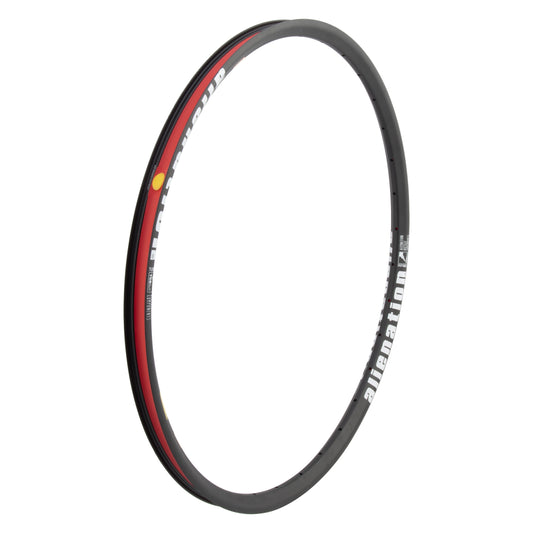 26" Alienation Mischief Alloy Mountain Disc Bicycle Wheelset, Black Double Wall Rim, 36 Spoke, 8-11 Speed Cassette, QR