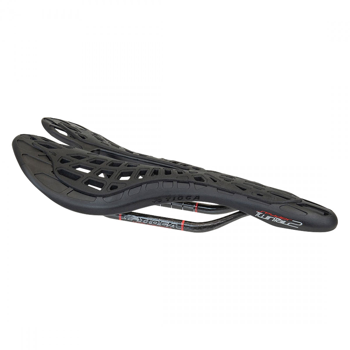 Saddle Tioga Spyder Twin Tail 2 Cromo Bk