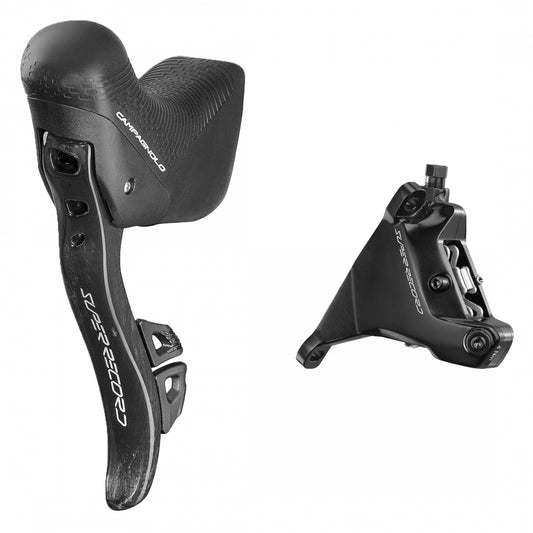 Campagnolo Super Record Ergopower Wireless Control Lever and Brake Caliper - Left/Front, 12-Speed, 160mm Hydraulic Disc Brake Caliper