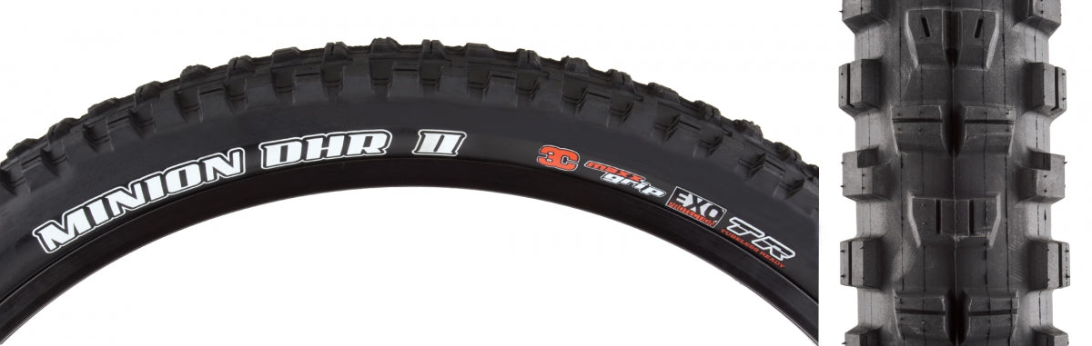 Tire Max Minion Dhr Ii 27.5X2.4 Bk Fold/60 3Cg/Exo/Tr/Wt