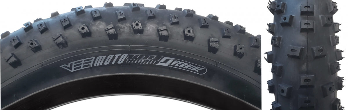 Vee Snowball Tire 20x4.0 Black Wire bead, 26tpi, Enduro/Over Ride, E50