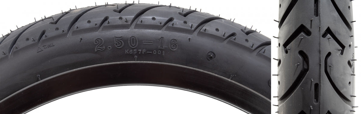 Tire Surrey 16X2.5 2.50X16 4Ply K657P Wire