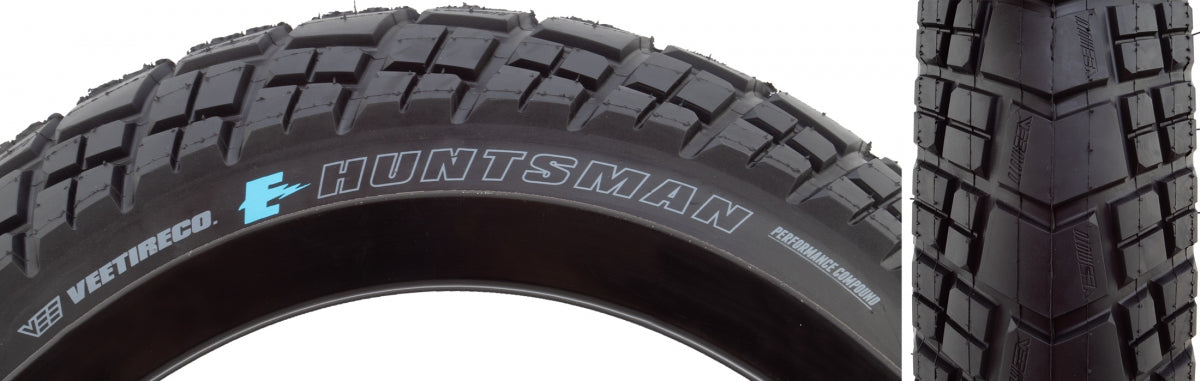TIRE VEE E-HUNTSMAN 26x3.5 BK/BK WIRE/26 ENDURO/OVER RIDE E50