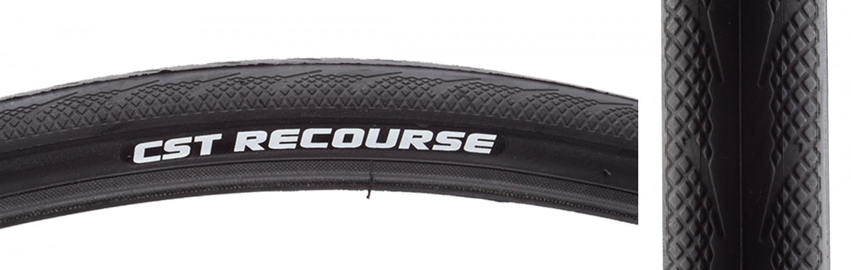 TIRE CSTP RECOURSE 700x25 BK WIRE