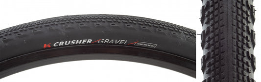 TIRE KEN CRUSHER GRAVEL 650Bx45 BK/BK GCT/120 FOLD