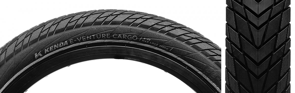 TIRE KEN E-VENTURE CARGO 20x2.4 BK/BK 30WIRE E50