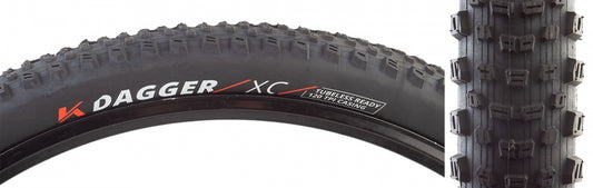 TIRE KEN DAGGER XC TLR 29x2.4 BK/BK 120 FOLD E50