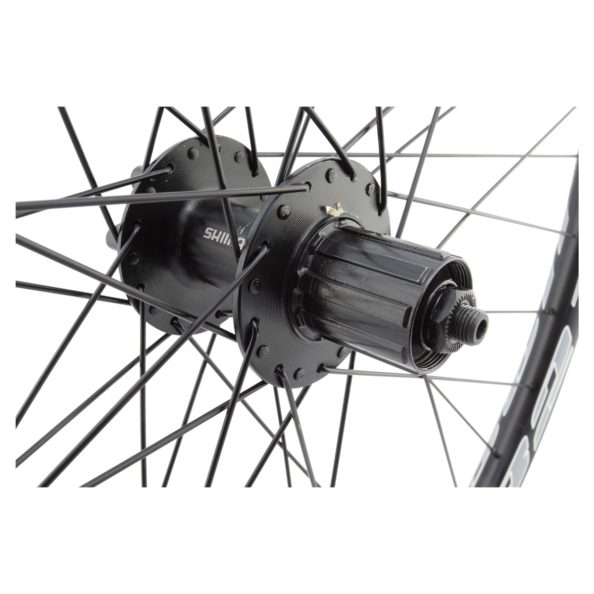29" Weinmann U32TL Disc Tubeless Alloy Mountain Disc Rear Bicycle Wheel, Black Double Wall Rim, 36 Spoke, 8-11 Speed Cassette, QR