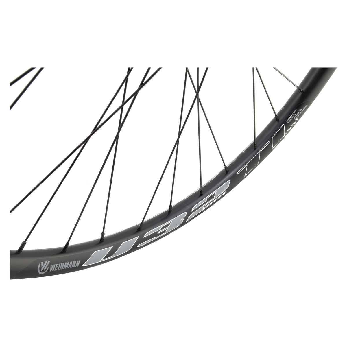 29" Weinmann U32TL Disc Tubeless Alloy Mountain Disc Rear Bicycle Wheel, Black Double Wall Rim, 36 Spoke, 8-11 Speed Cassette, QR