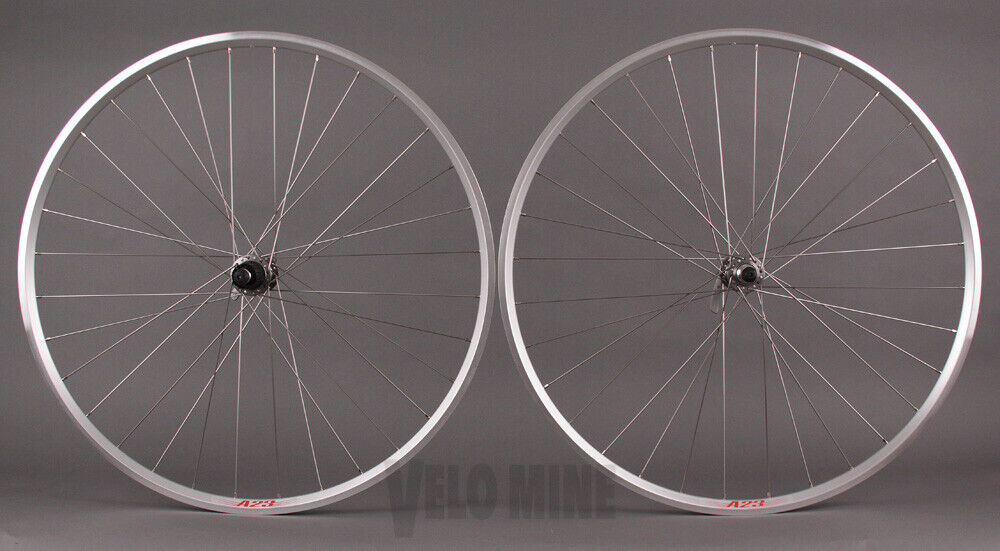 Velocity A23 650b SILVER ROAD BIKE WHEELSET SHIMANO 105 R7000 HUBS Sapim Race SPOKES 36H