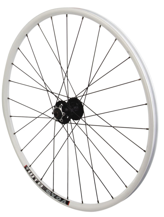 WTB SX24 26" White Mountain Bike Front Wheel 6 Bolt Disc 32 spoke Clincher