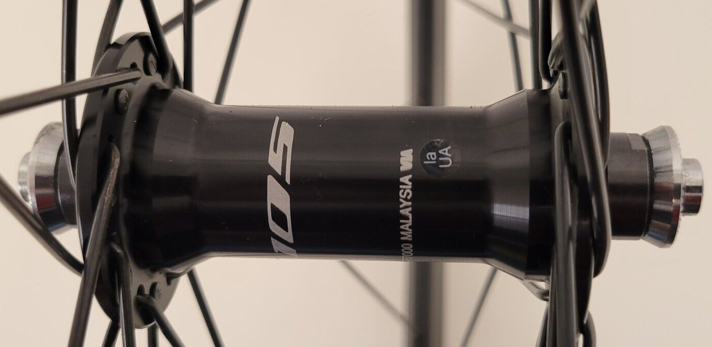 H + plus Son SL42 Black Road Bike Wheelset Shimano 105 R7000 Hubs 8-11s 32 Hole