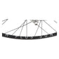 H + Plus Son Archetype Black Rims Phil Wood High Flange Track hubs Wheelset 32 Spoke