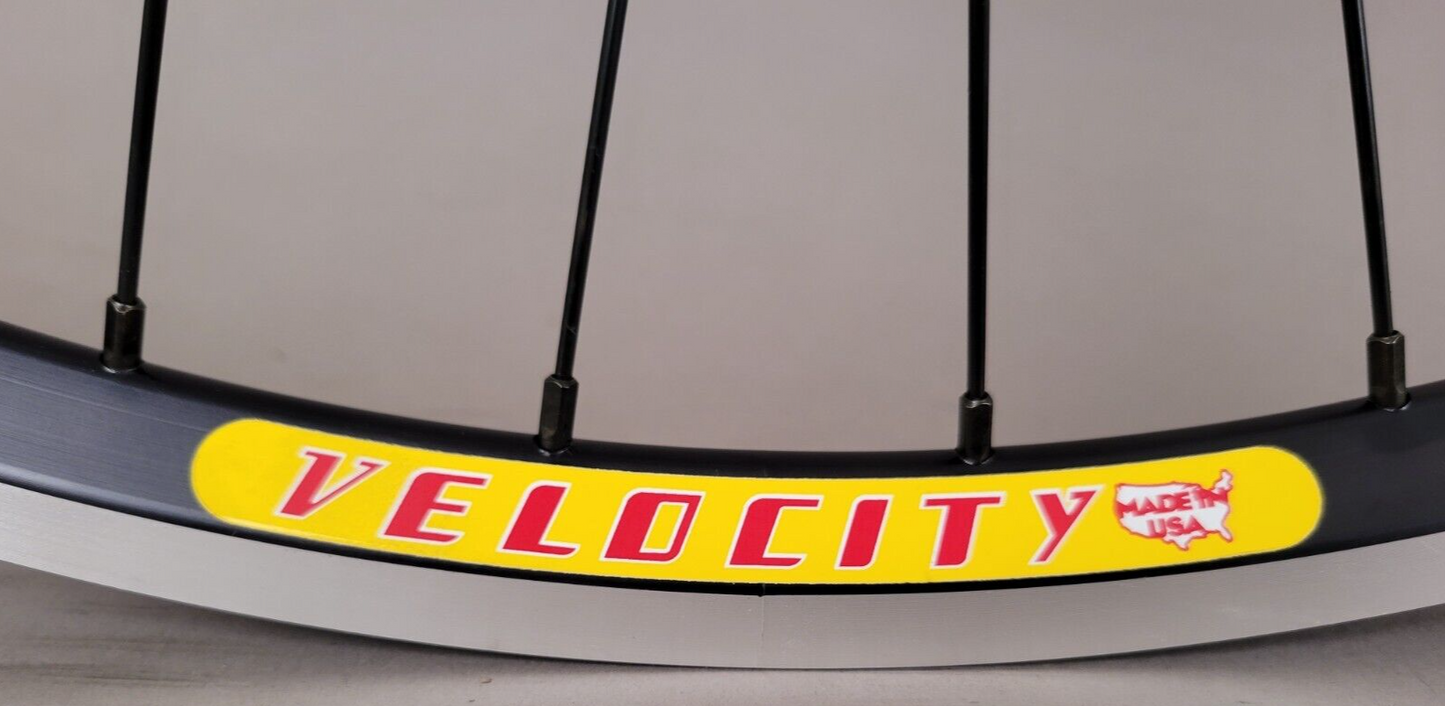 VELOCITY DYAD 27.5 650b Rims 36H Heavy Duty Road Touring Bike Wheelset SHIMANO RS400 Hubs