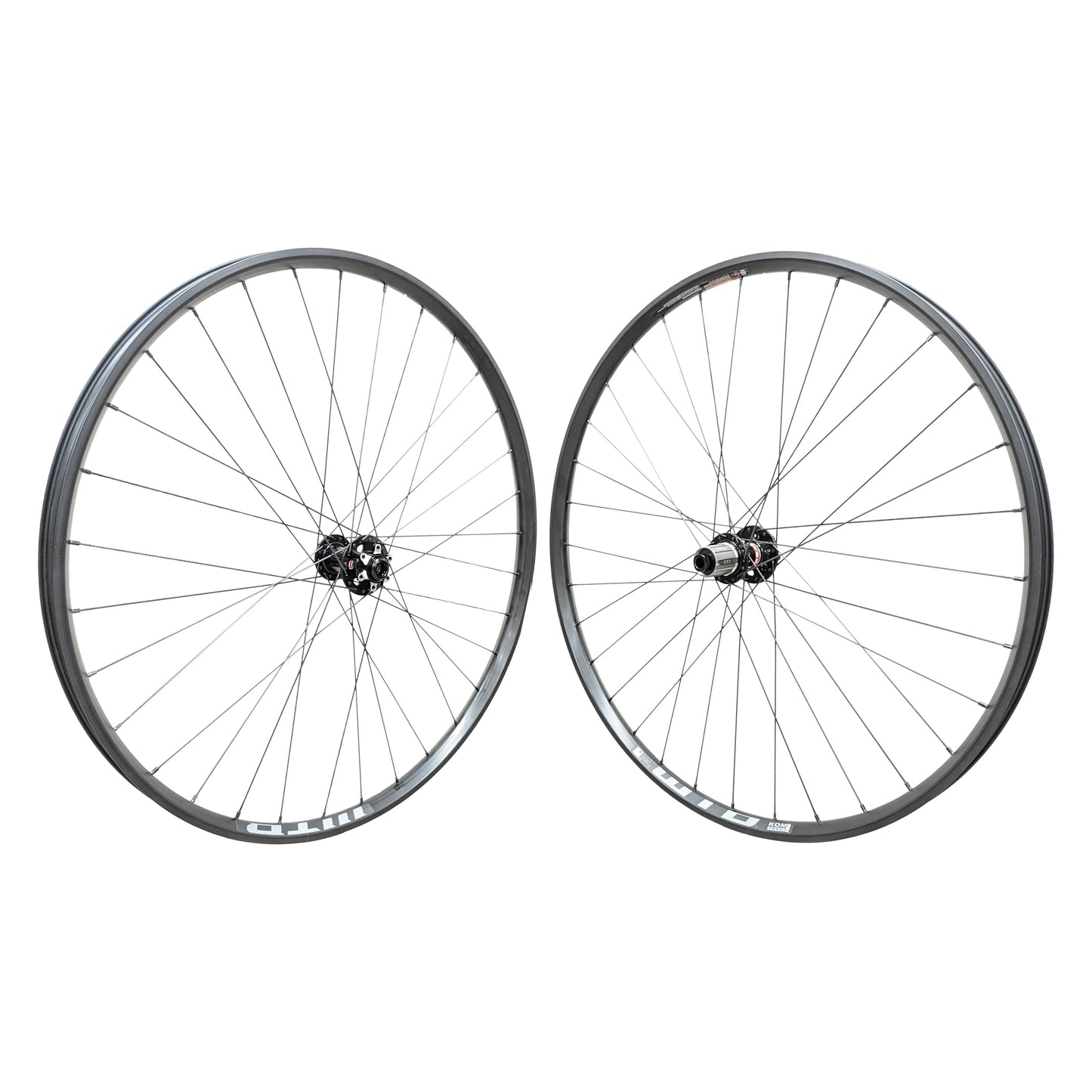 WTB KOM Trail i29 29er Mountain Bike Wheelset Novatec XD791 Hubs 15x100 & 12x142 Thru Axle & Quick Release Shimano HG