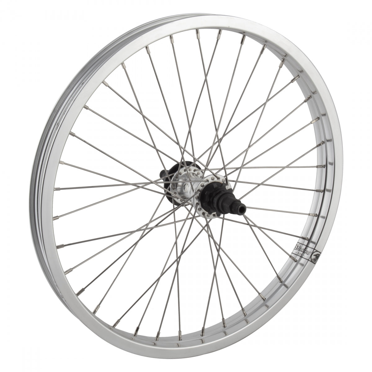 WHL PR 20x1.75 406x27 AN BLACK SHEEP BK NMSW 36 TSC DIFINITIVE 3/8 OPTIMIZED FC 9T LHD 14mm POL 110mm SS2.0BK W/REAR NON-DRIVE GUARD