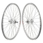 Velocity A23 Track Bike Fixed Gear Singlespeed Wheelset Sapim Race Spokes 650b 27.5 Silver