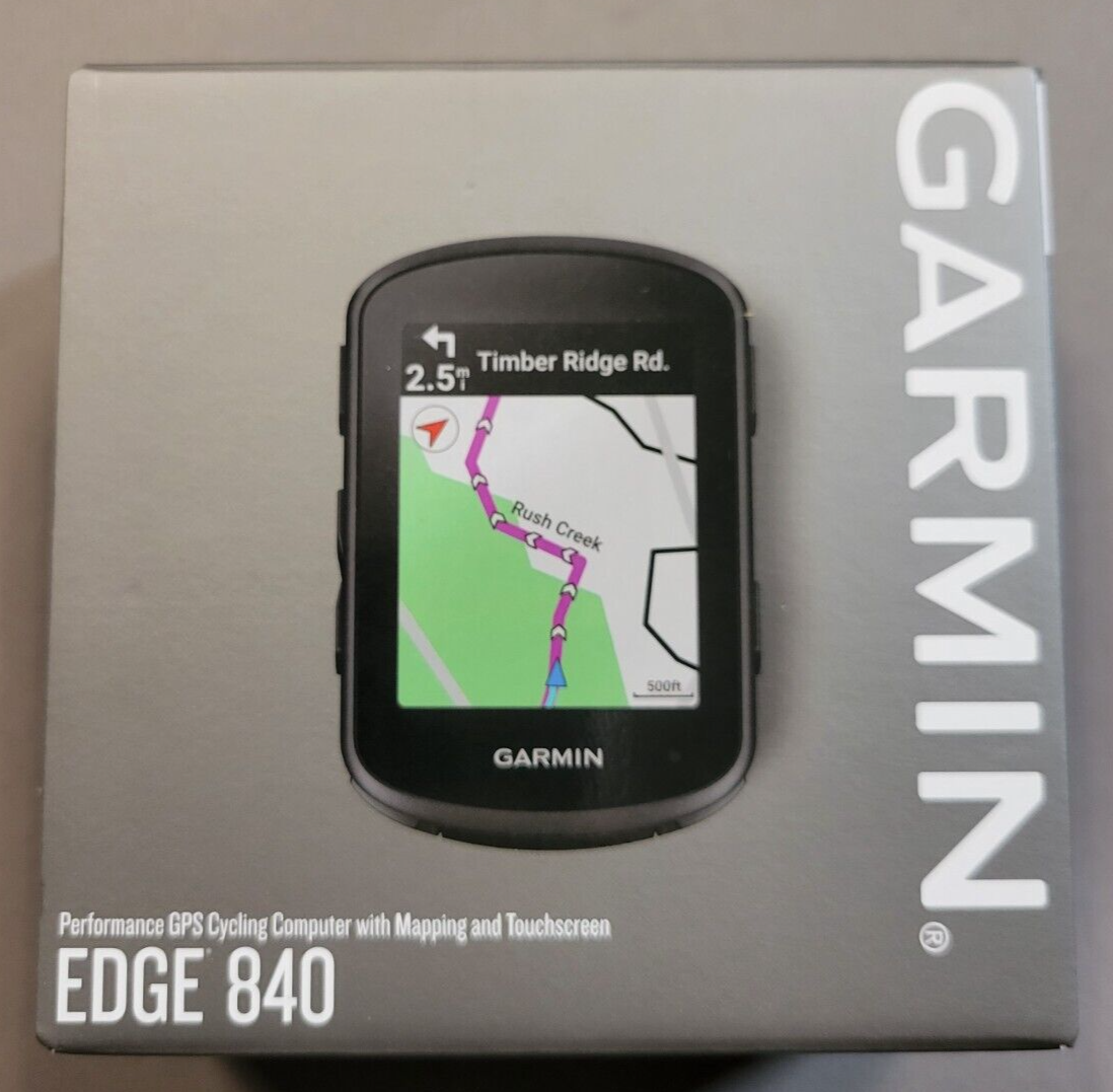 Garmin Edge 840 Bike Computer - GPS, Wireless, Black Head Unit