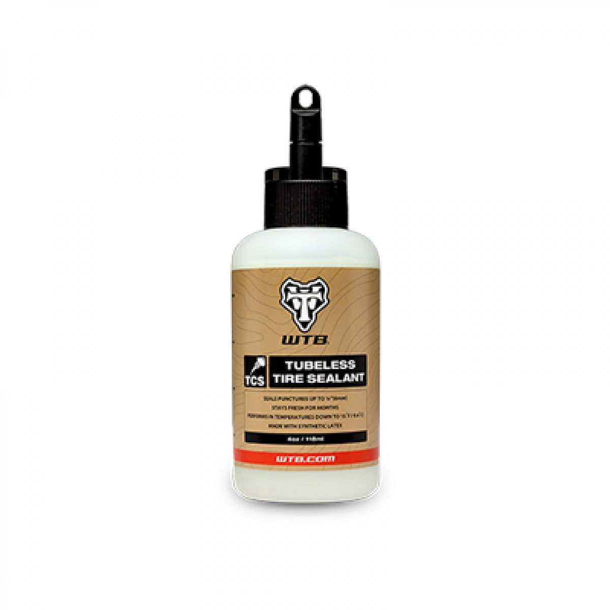 SEALANT TIRE WTB TCS 4oz/118ml w/INJECTOR & VALVE CORE CAP