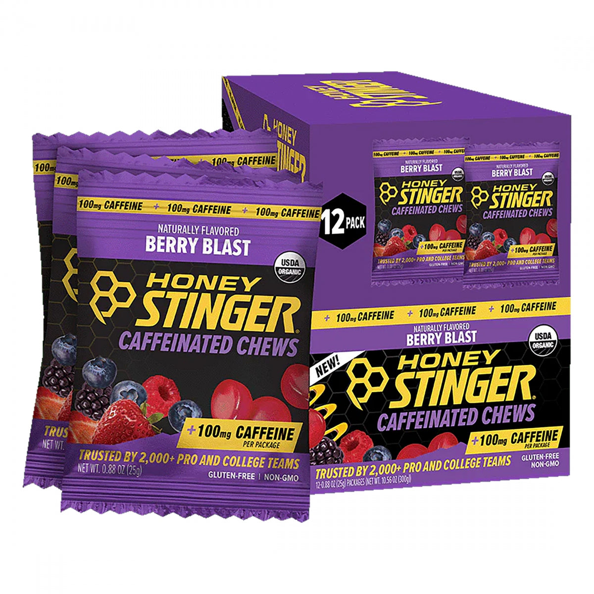 FOOD HS CHEW CAFFINATED BERRY BLAST BXof12