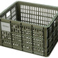 Basil Bicycle Crate M, 29.5L, Recycled Synthetic, Moss Green