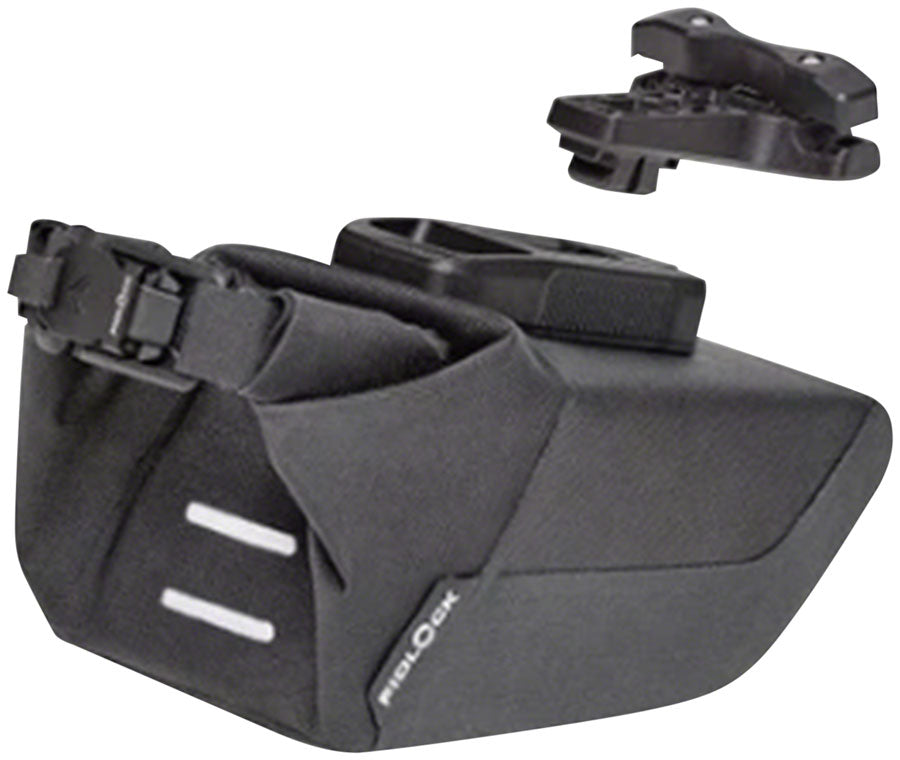 Fidlock Pinclip Saddle Bag and Base - Small, Black