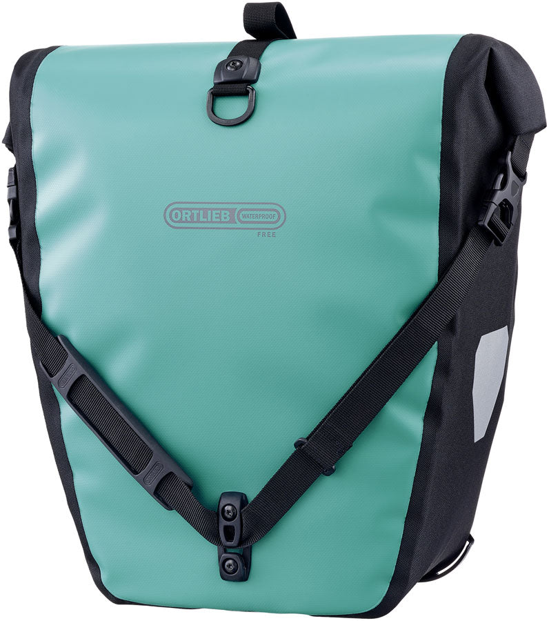 Ortlieb Back-Roller Free Pannier - 40L, Pair, Lagoon/Black
