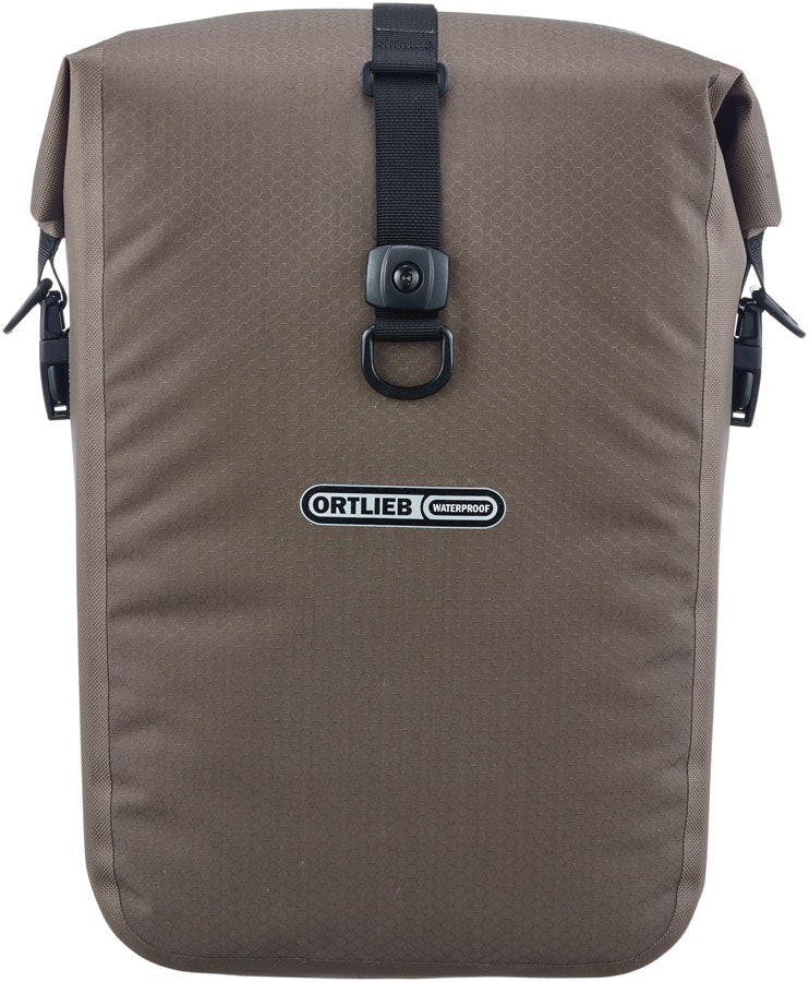 Ortlieb Fork-Pack Front Pannier - 5.8L, Dark Sand