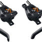 Magura MT A2 Disc Brake and Lever Set - Left and Right Levers, Front and Rear 2-Pistion Calipers, Black