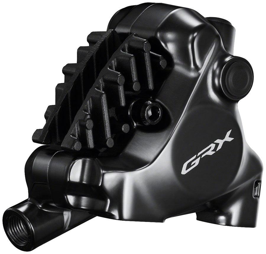 shimano-grx-br-rx820-hydraulic-disc-brake-caliper-front-flat-mount-w-bracket-for-140-160mm-rotor-assembled-for-160mm