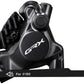Shimano GRX BR-RX820 Hydraulic Disc Brake Caliper - Front, Flat-Mount, W/Bracket for 140/160mm Rotor (Assembled for 160mm)
