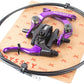 Odyssey EVO 2.5 U-Brake and Lever Kit - Anodized Purple
