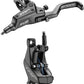 TRP EVO Pro HD-M9040 Disc Brake and Lever - Left/Front or Rear, 1900mm Hose, Post Mount, 4-Piston, Black