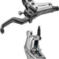 TRP EVO Pro HD-M9040 Disc Brake and Lever - Right/Front or Rear, 1900mm Hose, Post Mount, 4-Piston, Gray