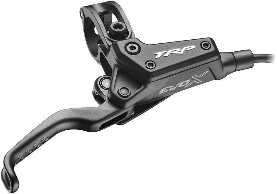 trp-evo-x-hd-m9020-disc-brake-and-lever-right-front-or-rear-1900mm-hose-post-mount-2-piston-black