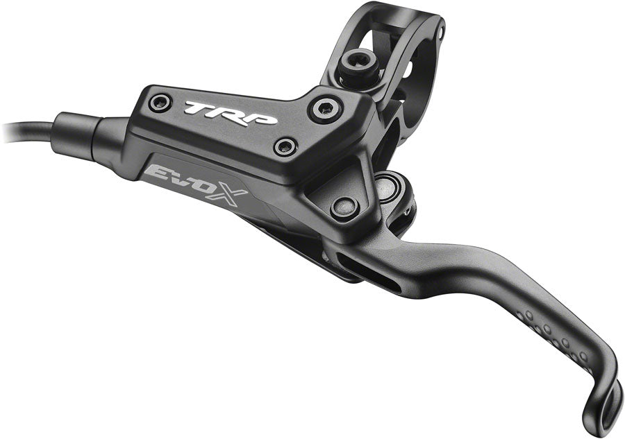 trp-evo-x-hd-m9020-disc-brake-and-lever-left-front-or-rear-1900mm-hose-post-mount-2-piston-black