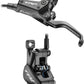 TRP EVO X HD-M9020 Disc Brake and Lever - Left/Front or Rear, 1900mm Hose, Post Mount, 2-Piston, Black
