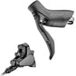 TRP Hylex Disc Brake and Lever - Left, Hydraulic, 2-Piston, 1900mm Hose, Flat Mount, Black