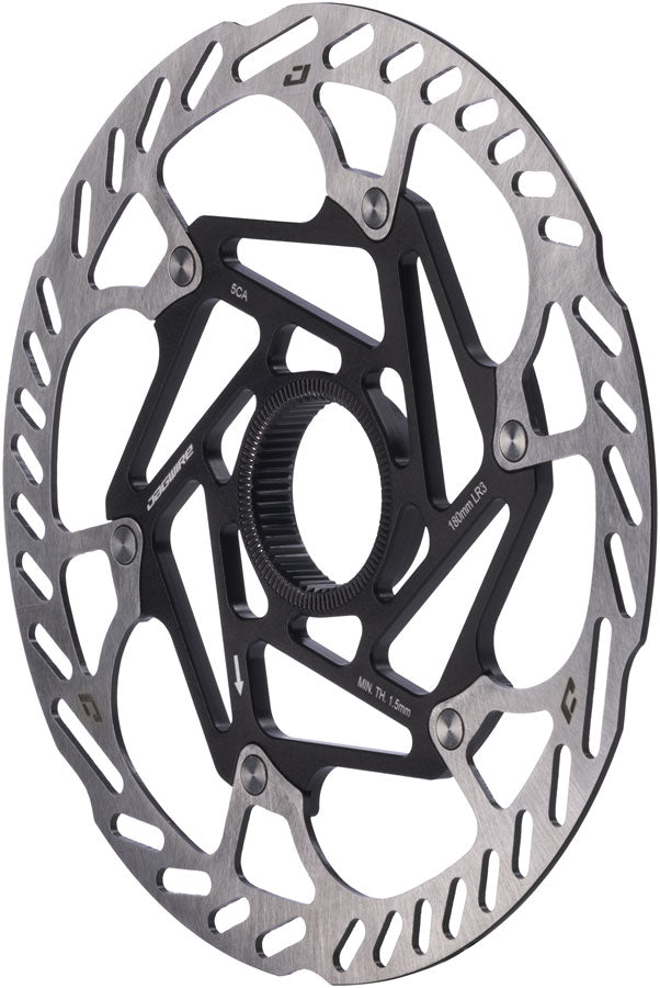 Jagwire Pro LR3 Disc Brake Rotor - 180mm, Center Lock, Includes Lockring, 1.8mm Thickness