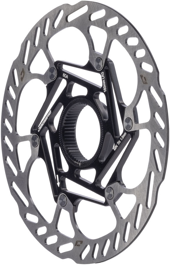 Jagwire Pro LR3 Disc Brake Rotor - 160mm, Center Lock, Includes Lockring, 1.8mm Thickness