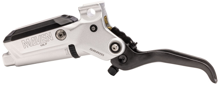 SRAM Maven Ultimate Disc Brake Lever Assembly - Carbon Lever Blade, Silver/Black Ano, B1