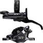 Shimano Deore XT M8200 Disc Brake and Lever - Left/Front, Post Mount, 2-Piston Caliper, SM-BH90-SBM Hose, Fin Metal Pads, Black