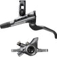 Shimano XTR M9200 XC Disc Brake and Lever - Left/Front, Post Mount, 2-Piston Caliper, SM-BH90-SS Hose, Metal Pads, Gray