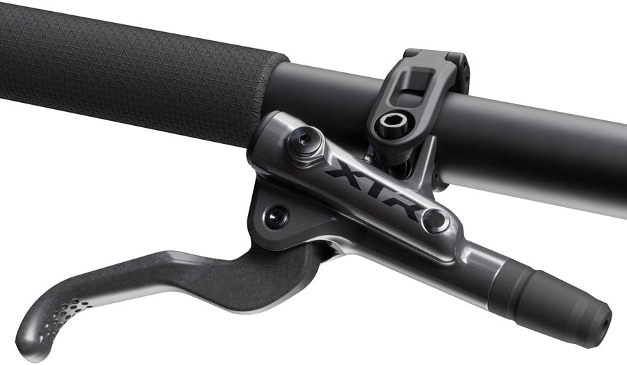 shimano-xtr-m9200-xc-disc-brake-and-lever-right-rear-post-mount-2-piston-caliper-sm-bh90-ss-hose-metal-pads-gray
