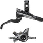 Shimano XTR M9200 XC Disc Brake and Lever - Right/Rear, Post Mount, 2-Piston Caliper, SM-BH90-SS Hose, Metal Pads, Gray