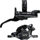 Shimano Deore XT M8200 Disc Brake and Lever - Right/Rear, Post Mount, 2-Piston Caliper, SM-BH90-SBM Hose, Fin Metal Pads, Black