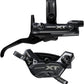 Shimano Deore XT BR-M8220 Disc Brake and BL-M8200 Lever - Right/Rear, Post Mount, 4-Piston Caliper, SM-BH90-SBM Hose, Fin Metal Pads, Black