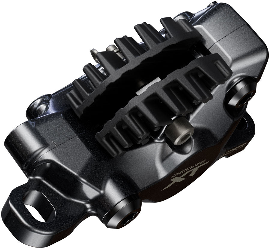 shimano-deore-xt-br-m8200-xc-disc-brake-caliper-front-or-rear-post-mount-2-piston-includes-j04c-mf-finned-metal-pads-black